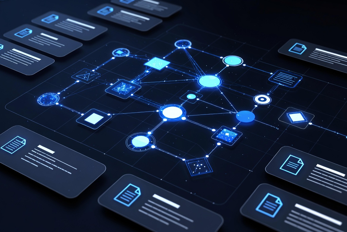 Abstract security policy graph and compliance mapping visual